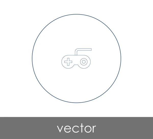 Icono Joystick Para Diseño Web Aplicaciones — Vector de stock