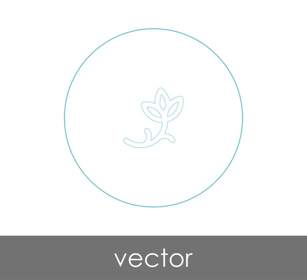 Ícone Flor Para Web Design Aplicações —  Vetores de Stock