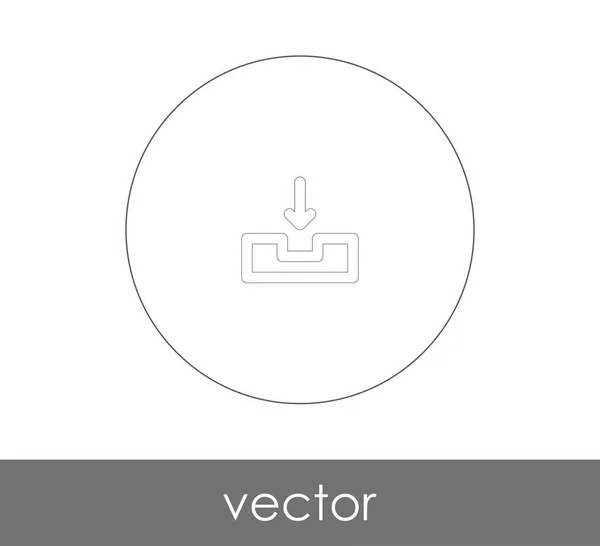 Ícone Arquivo Para Web Design Aplicações — Vetor de Stock