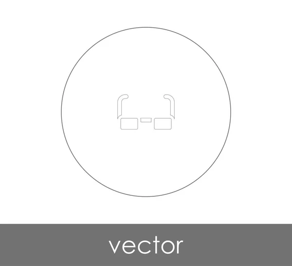 Ícone Óculos Ilustração Vetorial —  Vetores de Stock