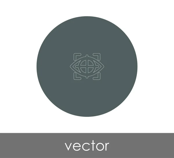 Diseño Ilustración Vectorial Eye Icon — Vector de stock