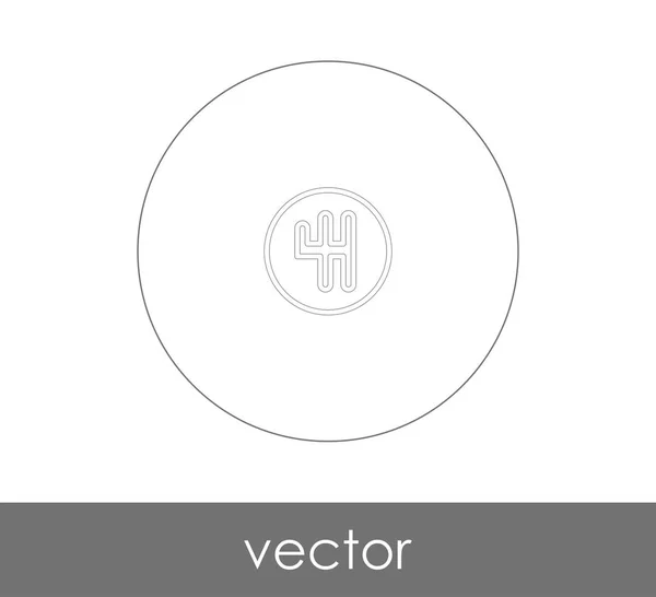 Ícone Caixa Velocidades Para Web Design Aplicações — Vetor de Stock