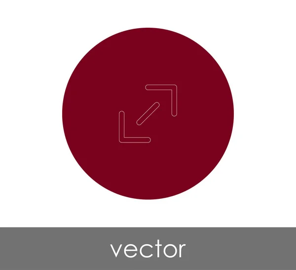 Vektor Illustration Des Pfeil Symbols — Stockvektor