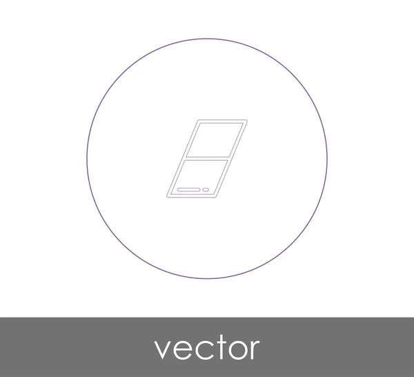 Vector Illustration Design Eraser Icon — Stock Vector