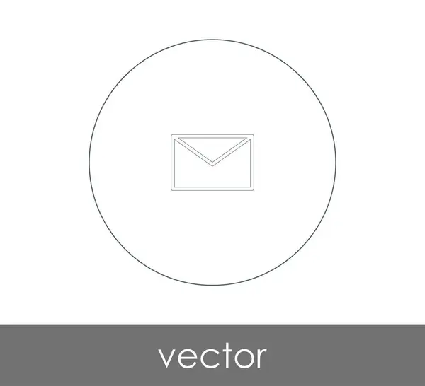 Illustration Vectorielle Icône Enveloppe — Image vectorielle