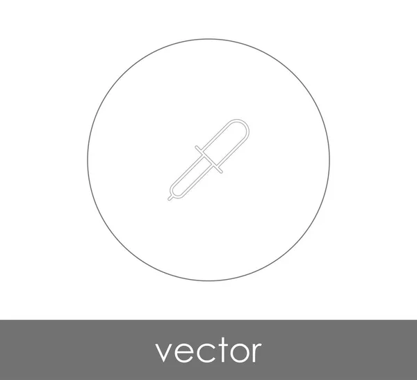 Dropper Medicinsk Ikon Vektorillustration — Stock vektor