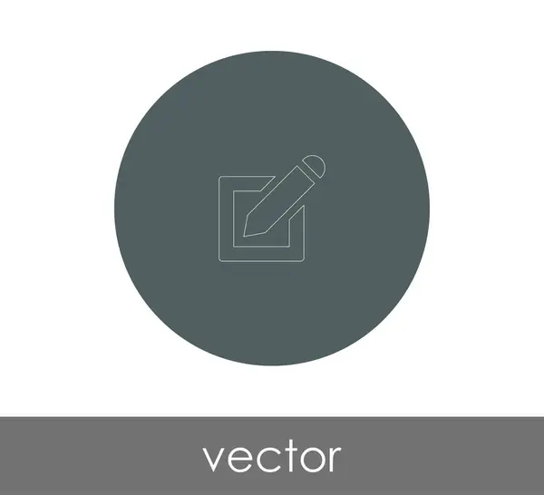 Edit concept icon — Stock Vector