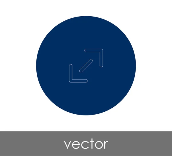 Vektor Illustration Design Des Pfeil Symbols — Stockvektor