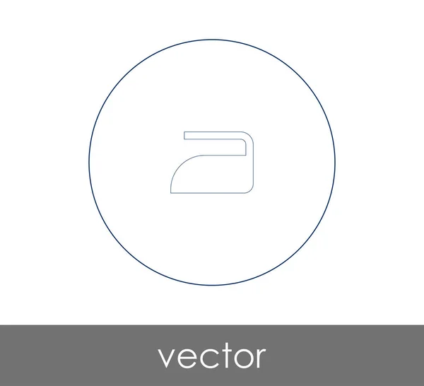 Vector Ilustración Diseño Icono Hierro — Vector de stock