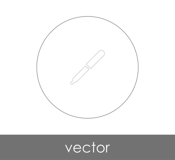 Pipette Symbol Vektor Illustration — Stockvektor