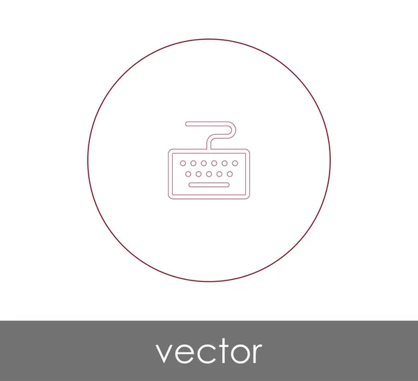 Illustration Vectorielle Icône Clavier — Image vectorielle