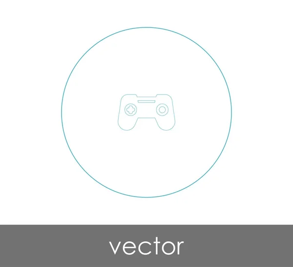 Joystick Pictogram Voor Webdesign Applicaties — Stockvector