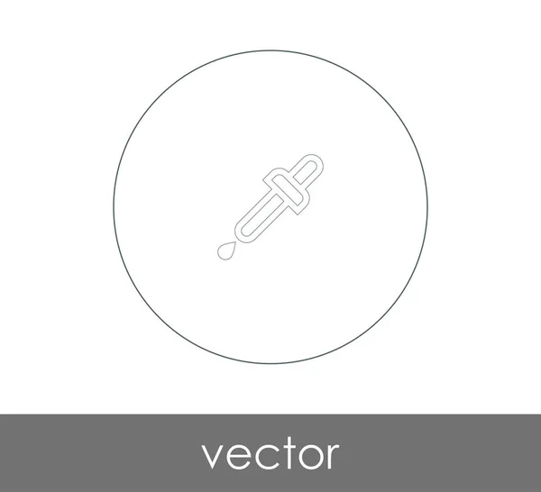 Dropper web icon — Stock Vector