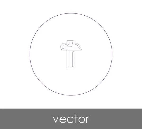 Vector Illustration Design Hammer Icon — Stock Vector