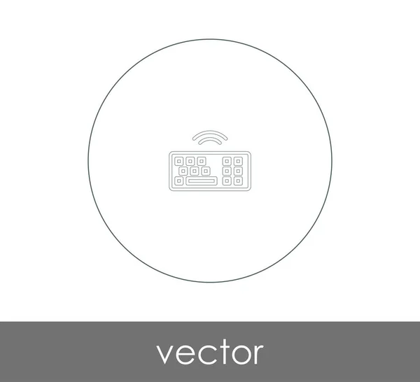 Diseño Ilustración Vectorial Del Icono Del Teclado — Vector de stock
