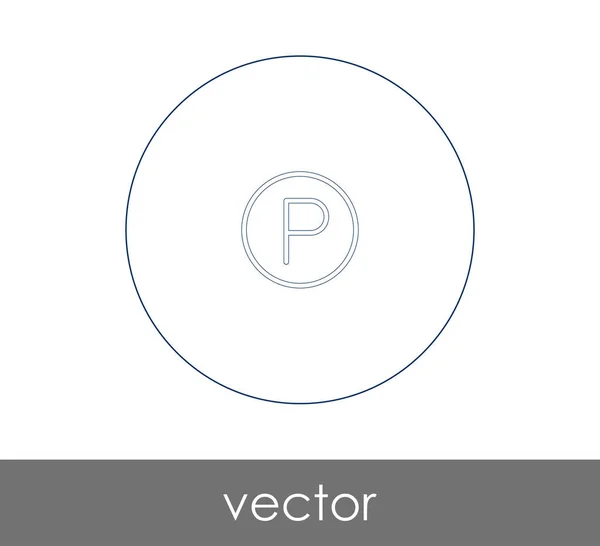 Osztályos ikon át — Stock Vector