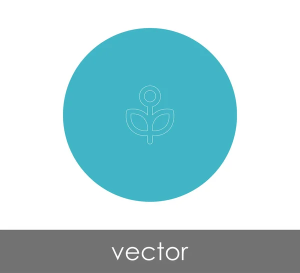Bloem Pictogram Voor Webdesign Applicaties — Stockvector
