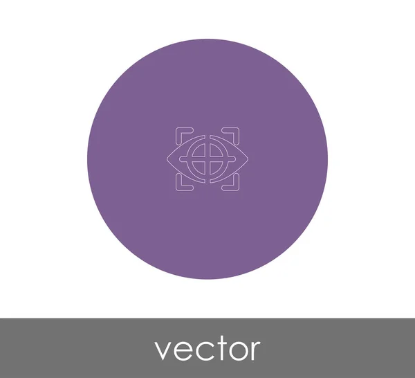 Vektor Illustration Design Des Augensymbols — Stockvektor