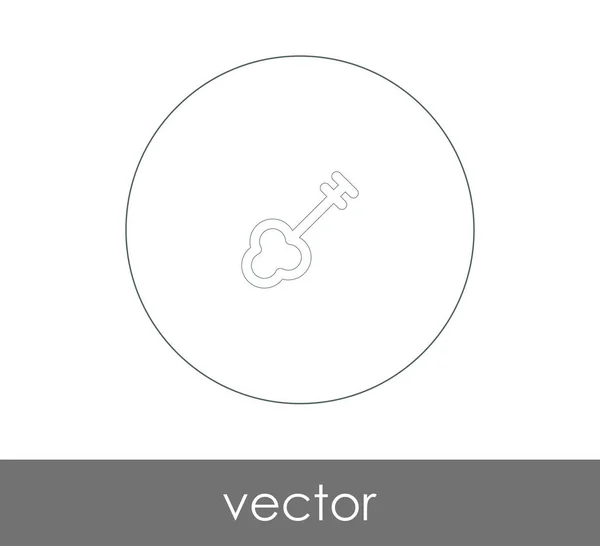 Sleutelpictogram Voor Webdesign Applicaties — Stockvector