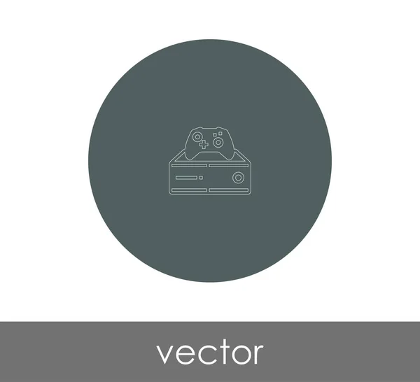 Icono Joystick Para Diseño Web Aplicaciones — Vector de stock