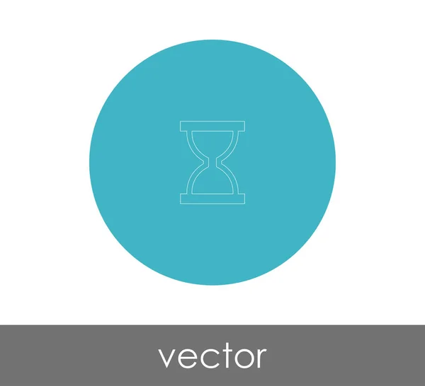 Sanduhr Web Icon Vektor Illustration — Stockvektor