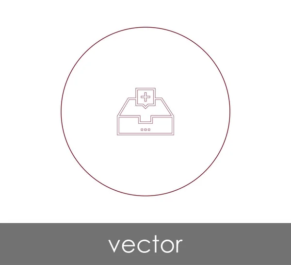 Icono Archivo Para Diseño Web Aplicaciones — Archivo Imágenes Vectoriales