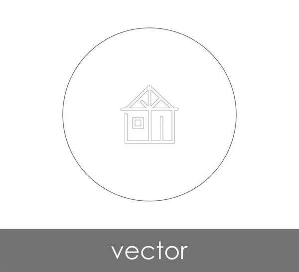 Icono Inicio Para Diseño Web Aplicaciones — Vector de stock