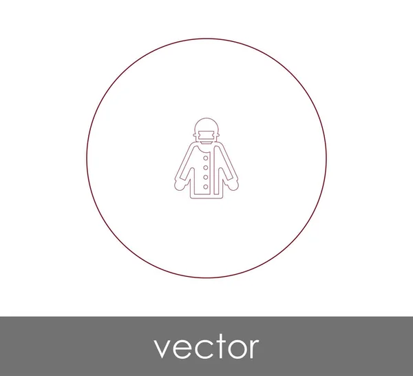 Arzt Web Symbol Vektorillustration — Stockvektor