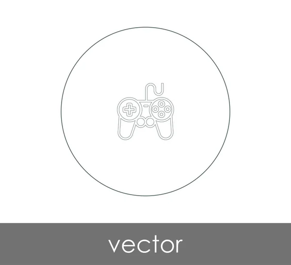 Icono Joystick Para Diseño Web Aplicaciones — Vector de stock