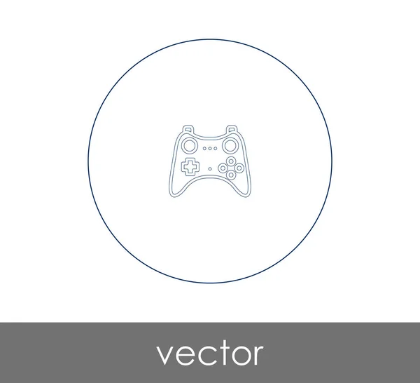 Joystick Ikon Web Design Alkalmazások — Stock Vector