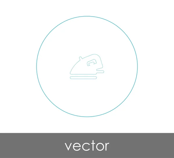 Vector Illustration Design Iron Icon — Stock Vector