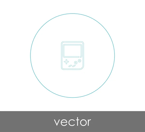 Icono Consola Videojuegos Para Diseño Web Aplicaciones — Vector de stock