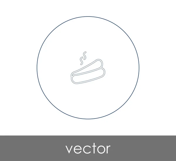 Illustration Vectorielle Conception Icône Hotdog — Image vectorielle