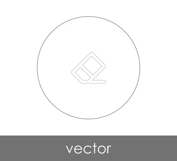 Diseño Ilustración Vectorial Del Icono Del Borrador — Vector de stock