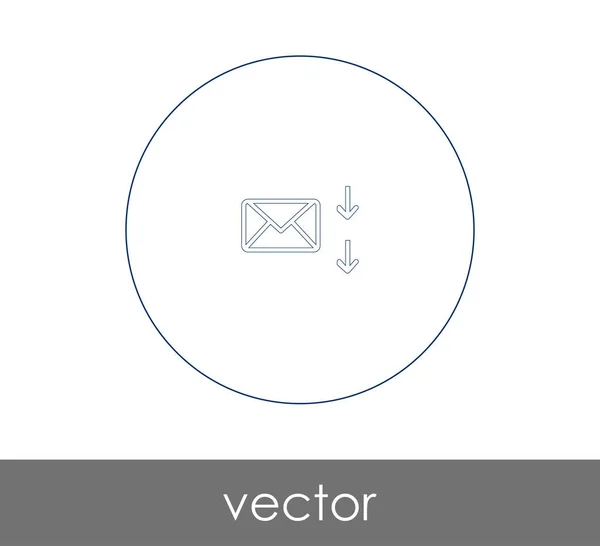 Pictograma Plic Pentru Web Design Aplicații — Vector de stoc