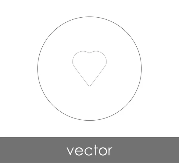 Иконка Сети Сердца Векторная Иллюстрация — стоковый вектор