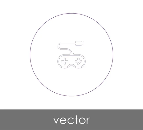 Icône Joystick Pour Conception Web Les Applications — Image vectorielle