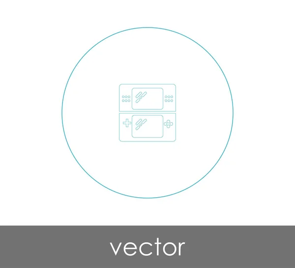 Icône Console Jeu Vidéo Pour Conception Web Les Applications — Image vectorielle