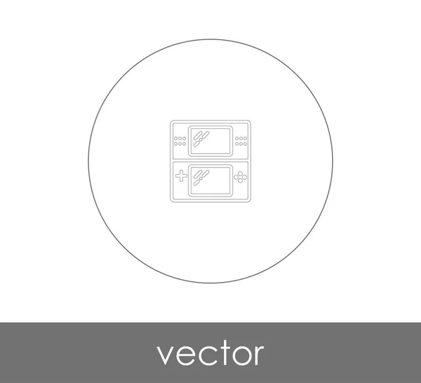 Ícone Console Vídeo Game Para Web Design Aplicativos — Vetor de Stock