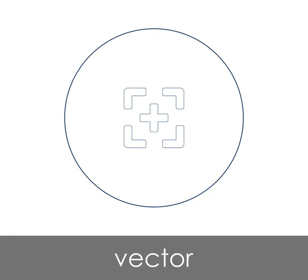 Diseño Ilustración Vectorial Del Icono Pantalla — Vector de stock