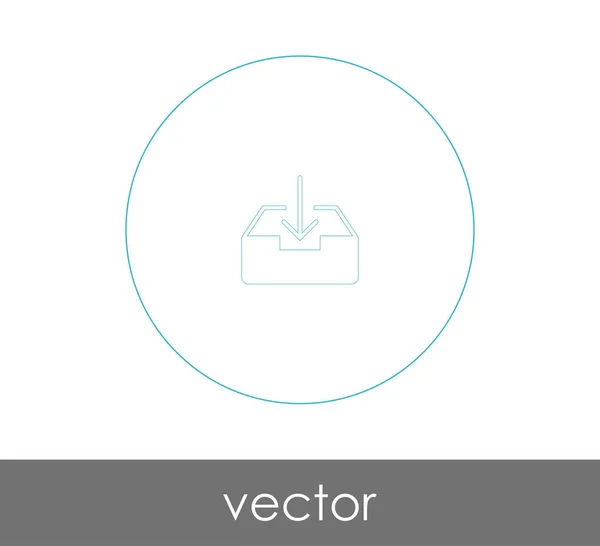 Desain Ilustrasi Vektor Dari Ikon Archive - Stok Vektor