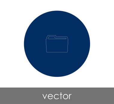 vektör çizim tasarım Klasör simgesinin