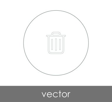 çöp kutusu simgesini web tasarım ve uygulamalar için