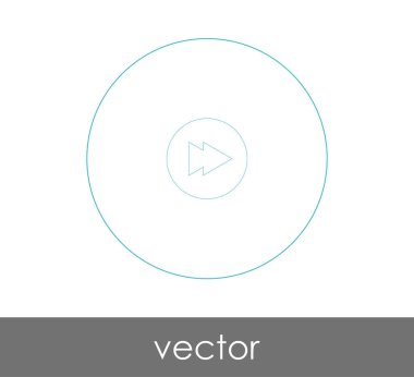 web tasarım ve uygulamaları, vektör çizim için hızlı ileri simgesi 