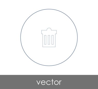 çöp kutusu simgesini web tasarım ve uygulamalar için