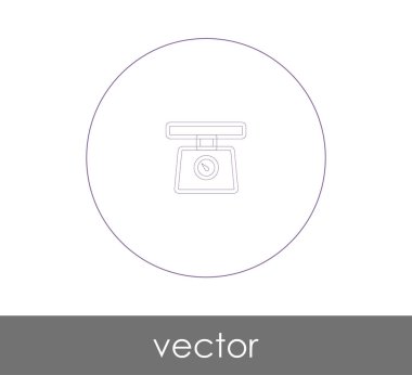 Gıda ölçek simgesi