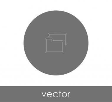 web tasarımı, vektör çizim için klasör simgesi 