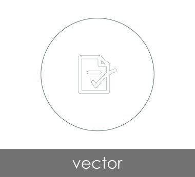 web tasarım ve uygulamaları, vektör çizim için belge simgesi 