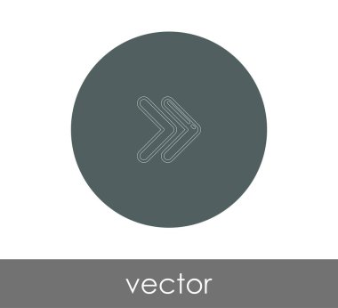 web tasarım ve uygulamaları, vektör çizim için hızlı ileri simgesi 