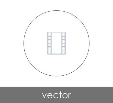 web tasarım ve uygulamaları, vektör çizim için film simgesi 
